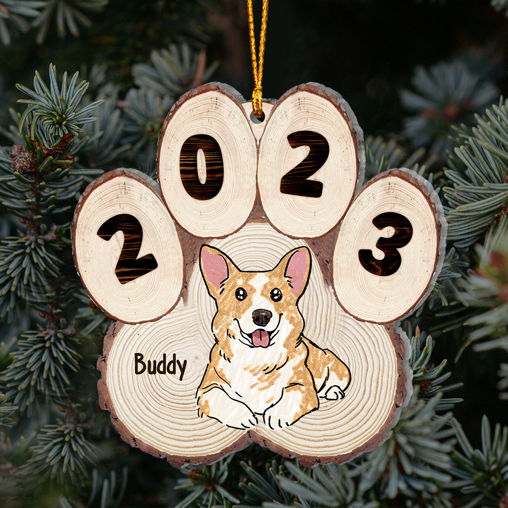 Lovely Pet Dogs Cats Paw - Gift for dog lovers, cat lover - Personalized Ornament