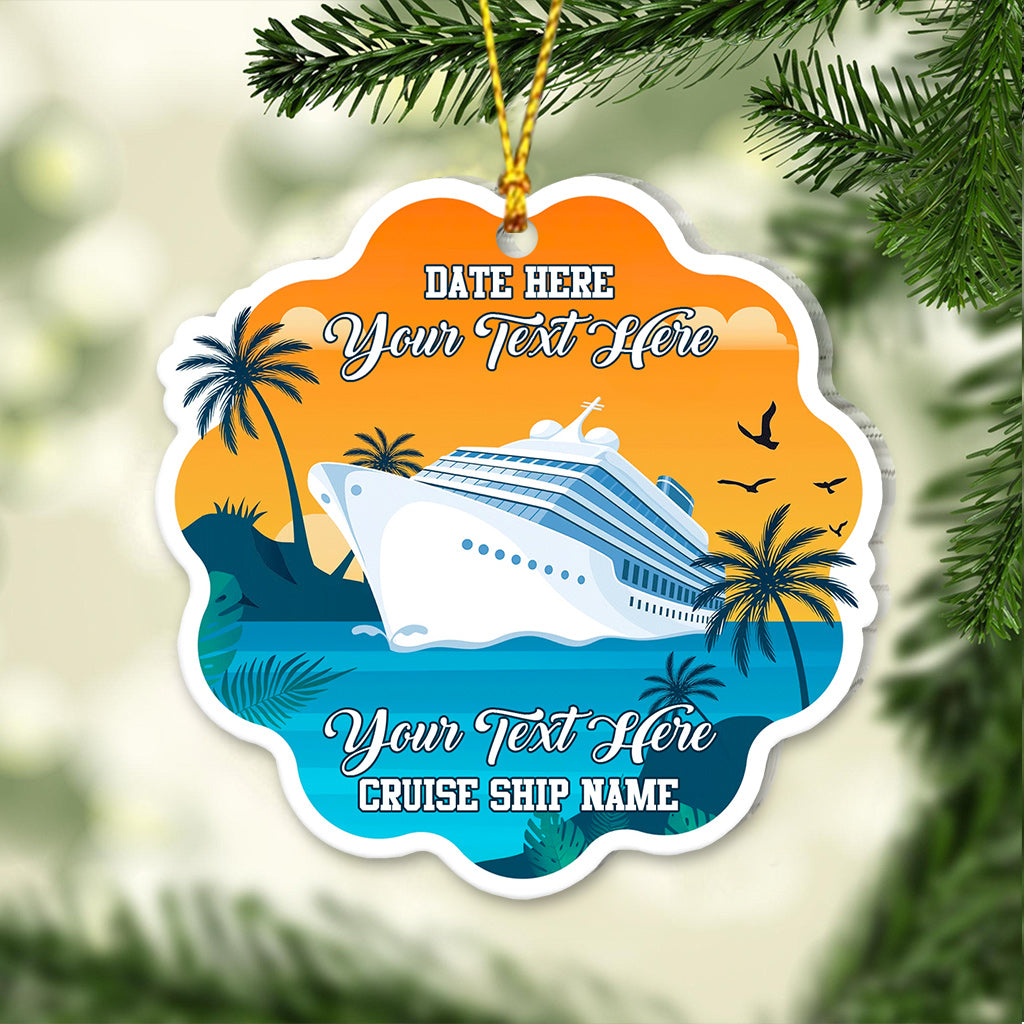Love Cruising - Personalized Cruising Ornament