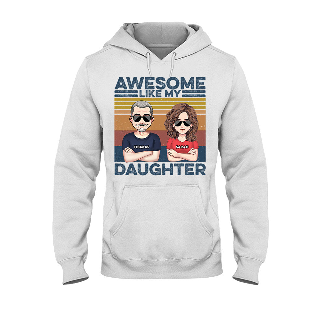 Like Father Like Son - Gift for dad, dad - Personalized T-shirt And Hoodie