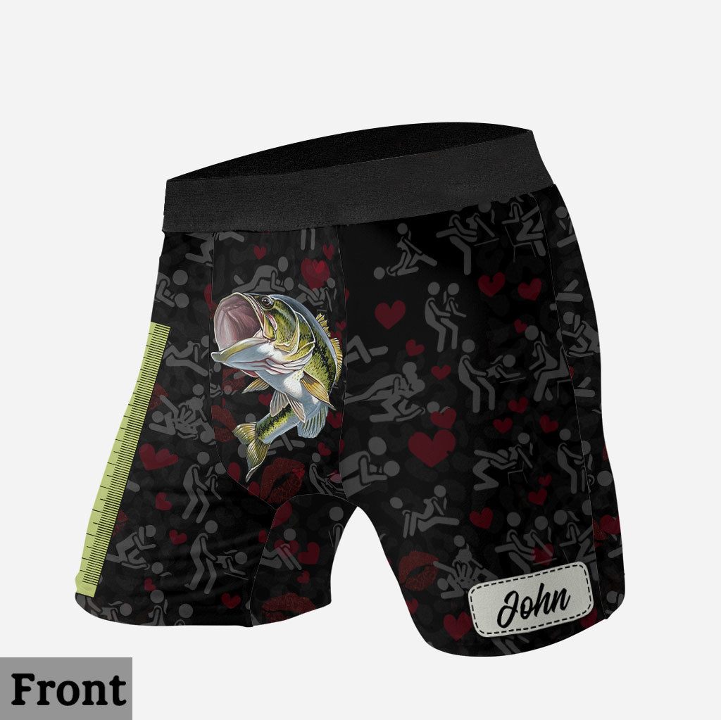 Size Matter - Personalized Fishing Men Boxer Briefs
