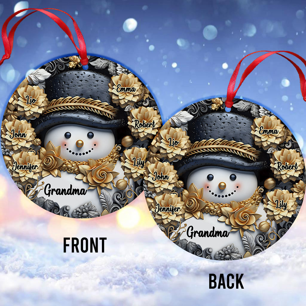 Love Being A Grandma - Gift for grandma - Personalized Ornament