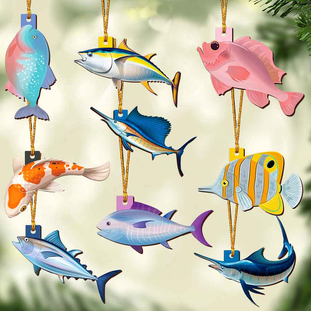 Types Of Fish - Personalized Fishing Ornament