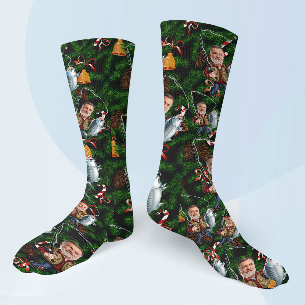 Fishing Lover - Personalized Fishing Socks