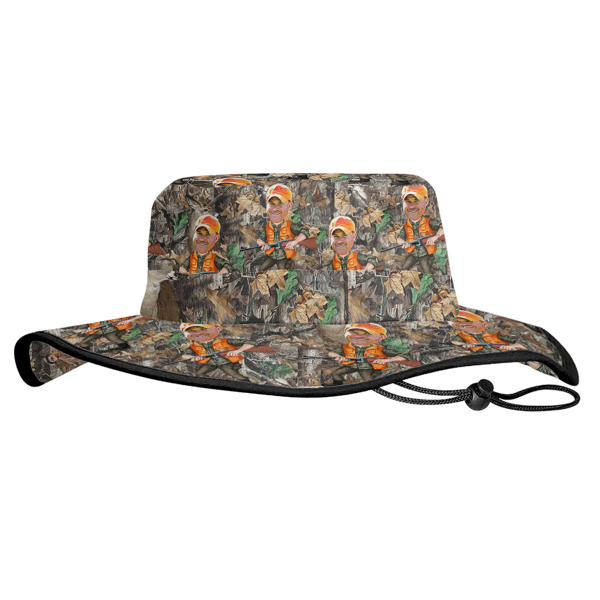 Photo Inserted Hunter - Personalized Hunting Boonie Hat