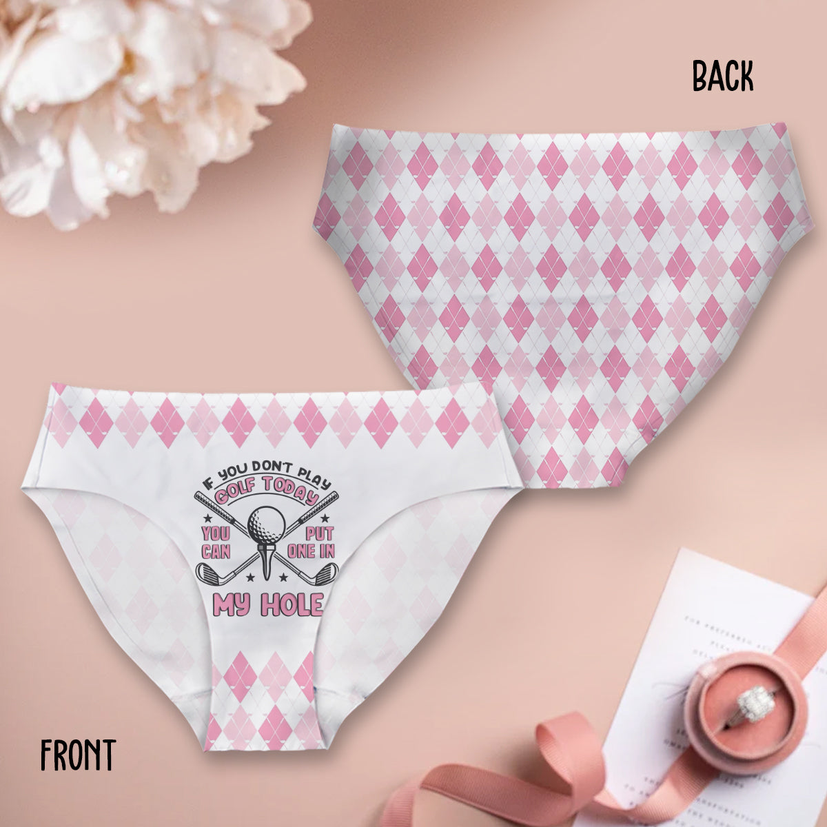 If You Don't Play Golf - Personalized Golf Women Briefs