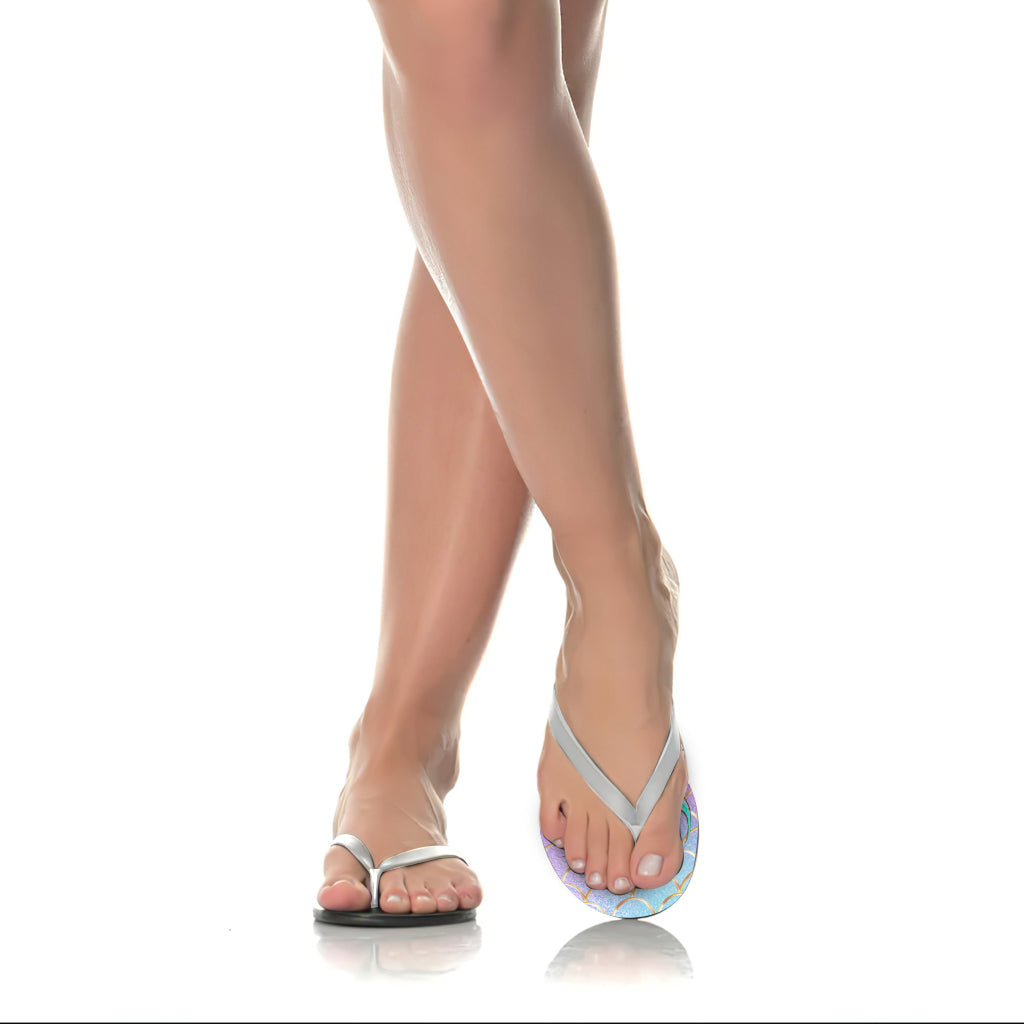 Mermaid In The Ocean - Personalized Sea Lover Flip Flops