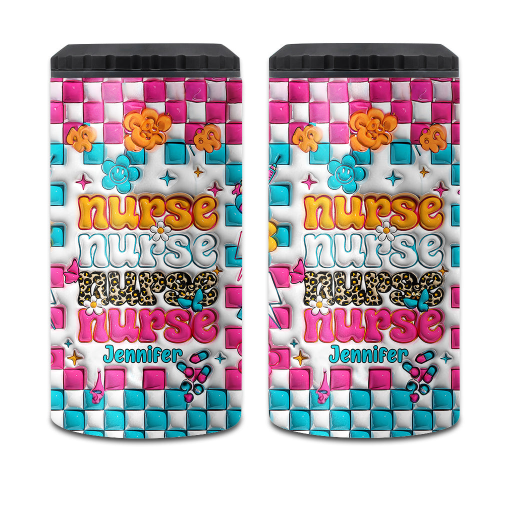 Nurse Life - Personalized Nurse Can Cooler