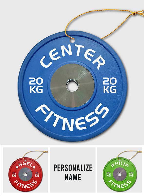 Center Fitness - Personalized Fitness Ornament