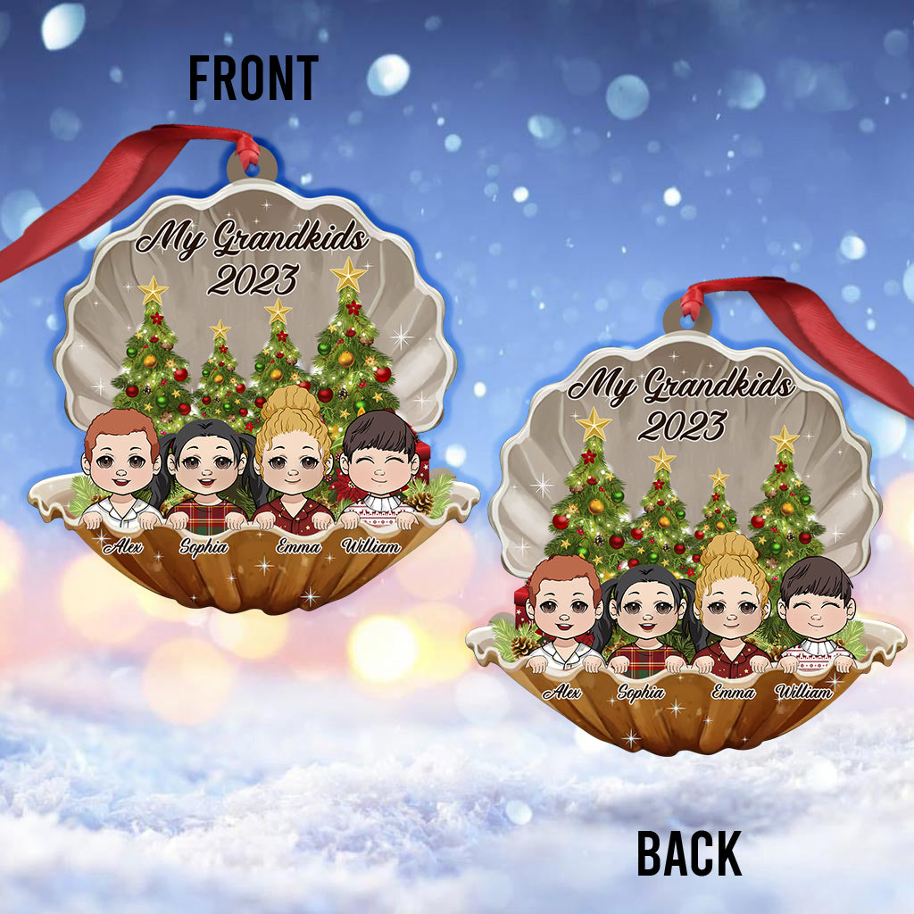 My Grandkids - Personalized Grandma Ornament