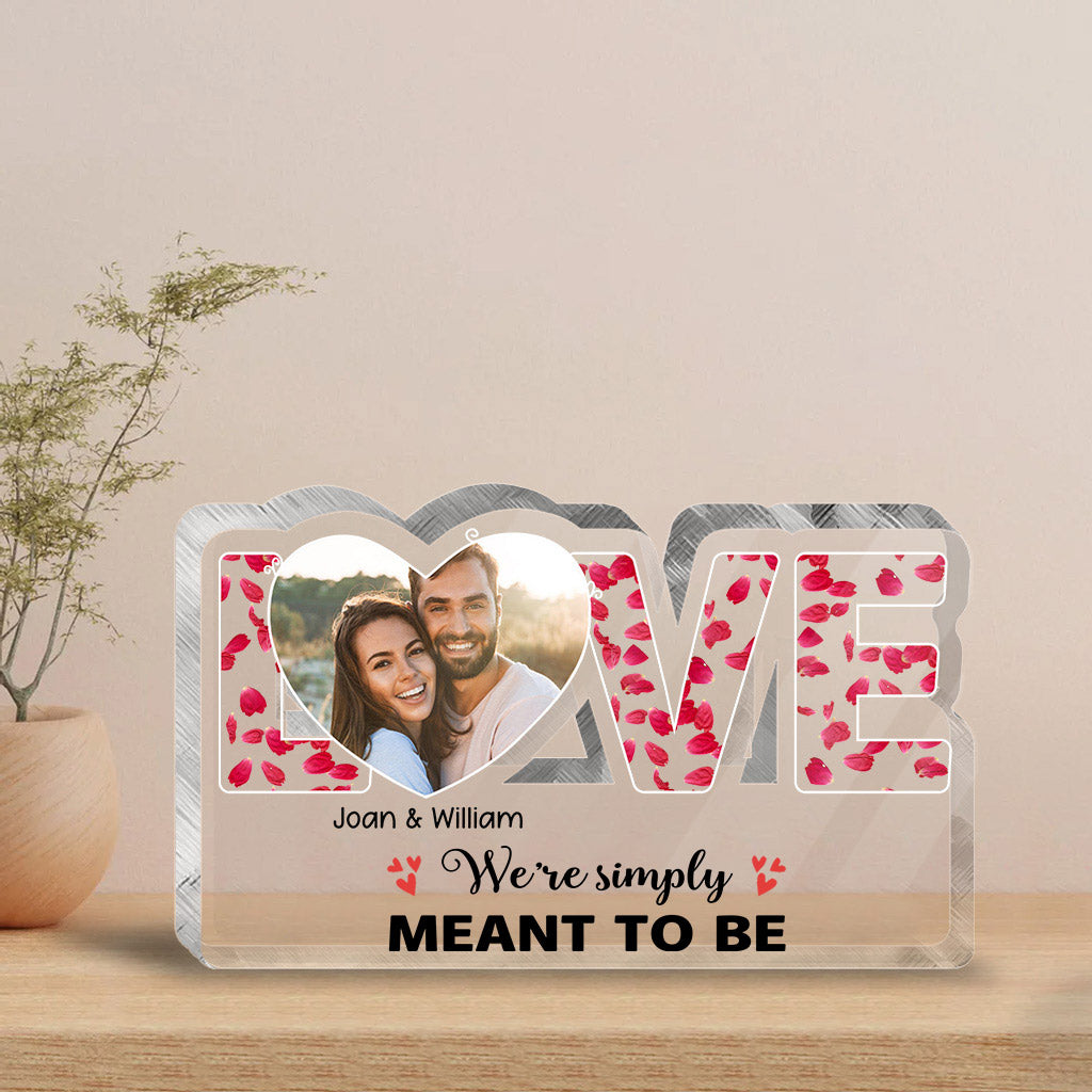 This Is Us - Couple gift for husband, wife, girlfriend, boyfriend - Personalized Custom Shaped Acrylic Plaque