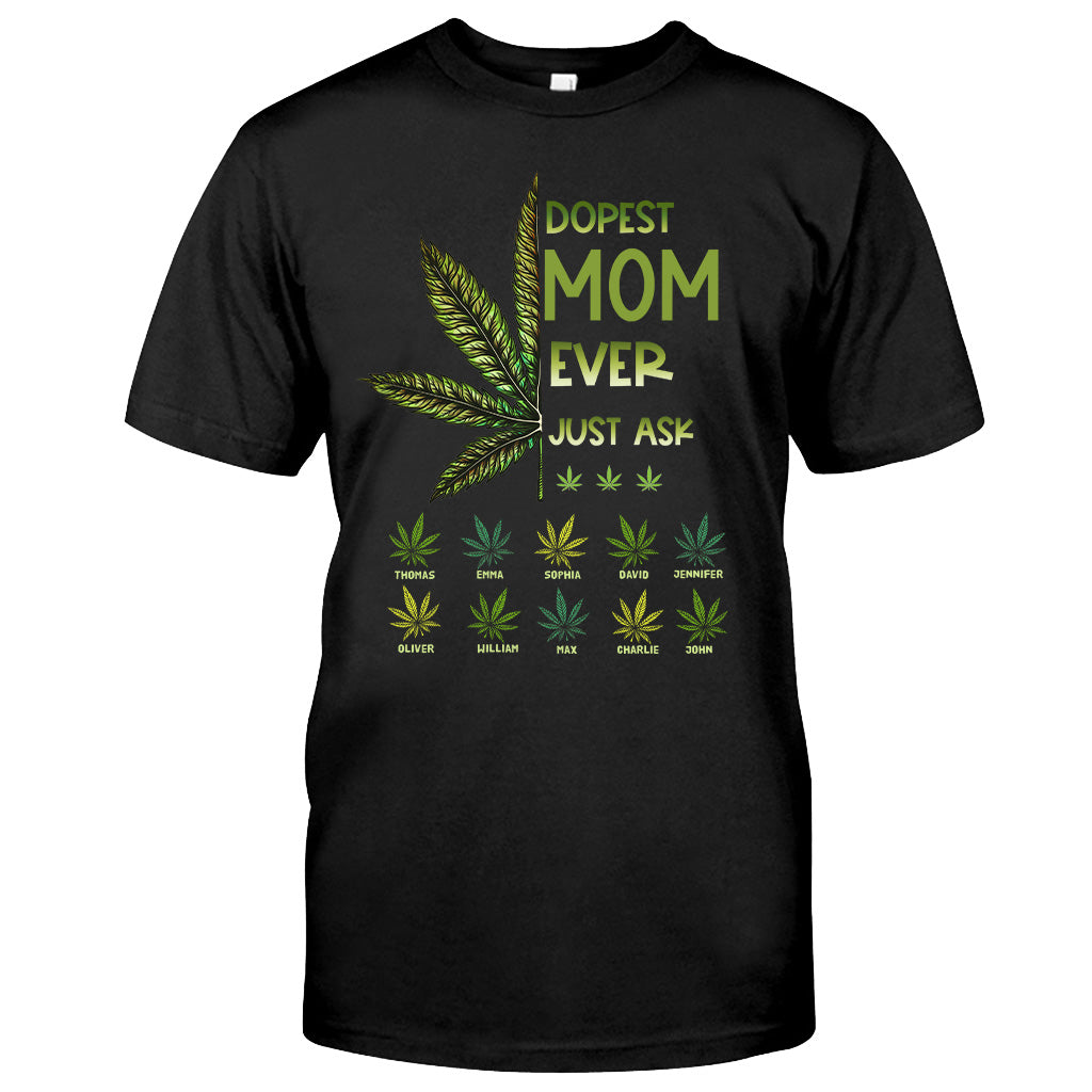 Dopest Dad Ever - Gift for dad, grandma, grandpa, mom, uncle, aunt, brother, sister - Personalized T-shirt And Hoodie