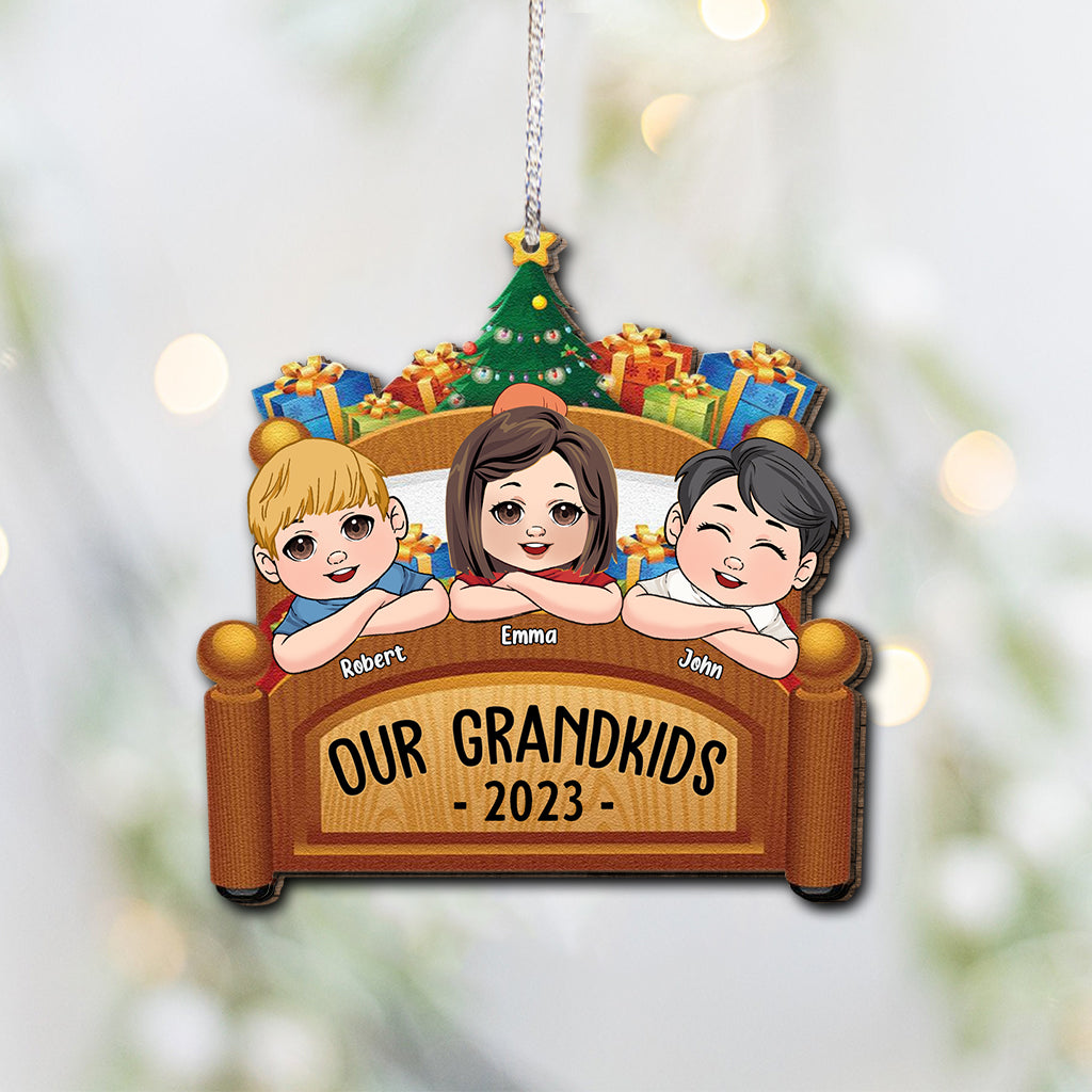 Our Grandkid - Personalized Grandma Ornament