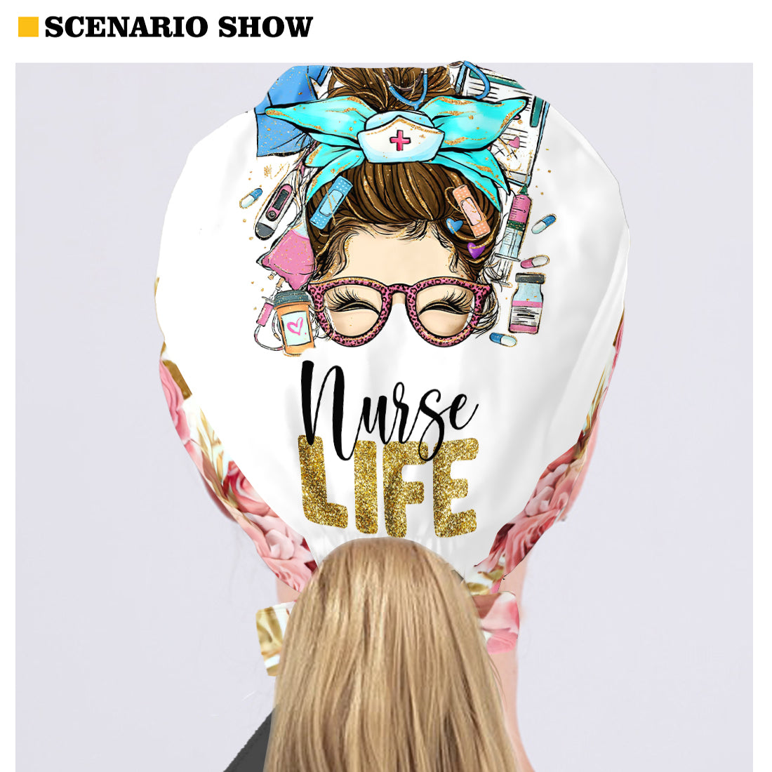 Nurse Life - Personalized Nurse Scrub Cap