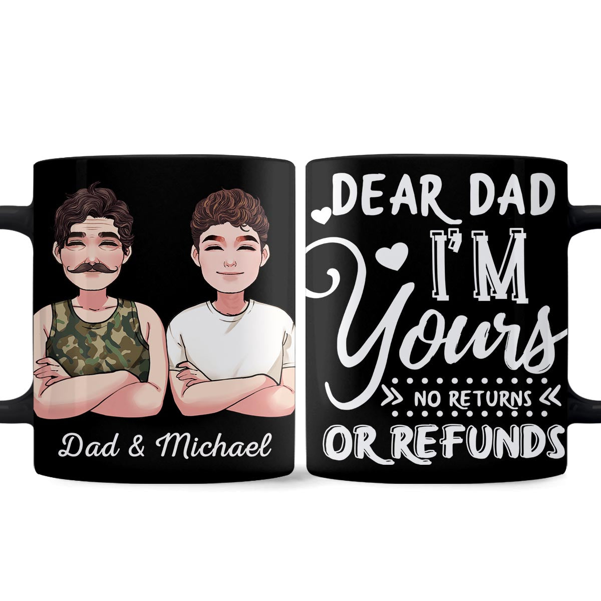 Dear Mom Dear Dad I'm Yours - Gift for mom, dad - Personalized Mug