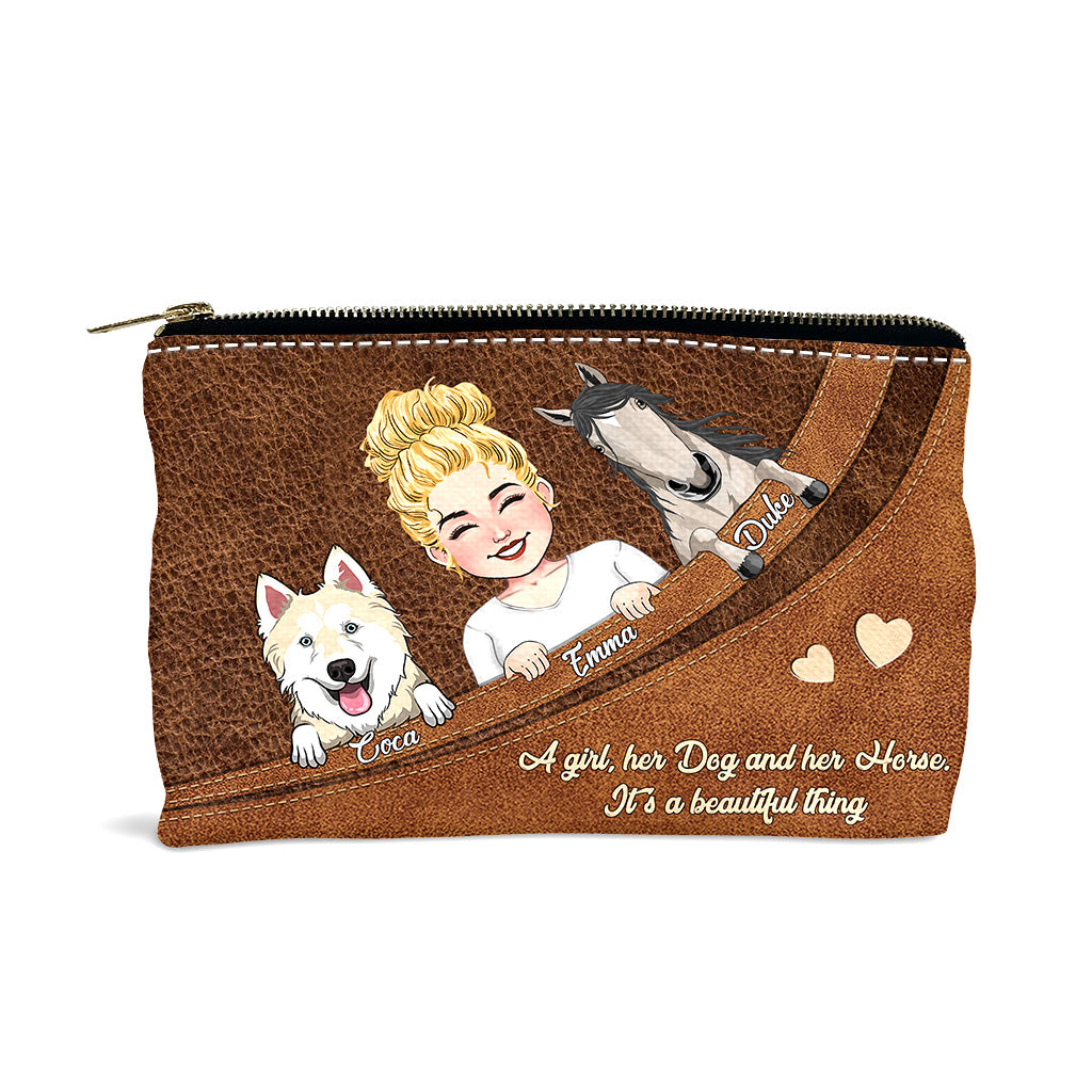 Was für ein schönes Ding – Pferdegeschenk für Hunde- und Katzenliebhaber – personalisierter Beutel