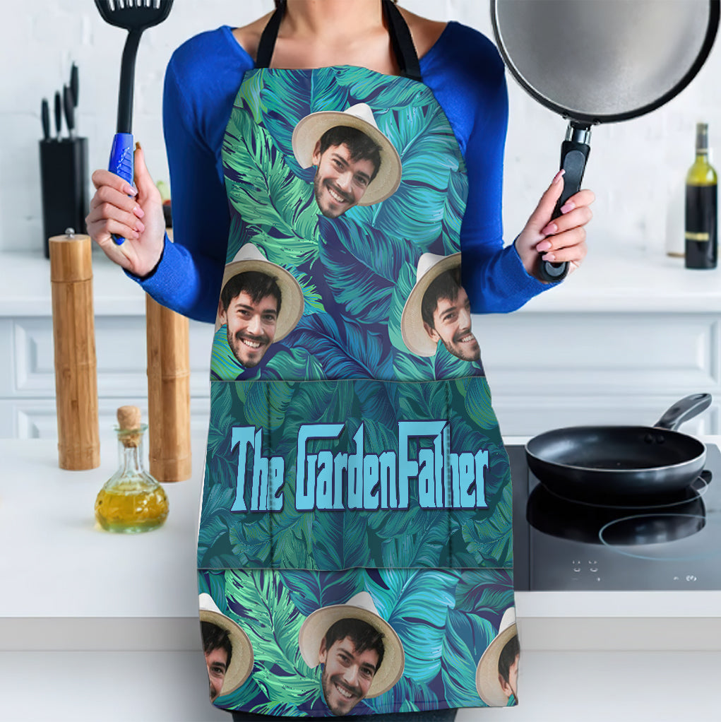 And Into The Garden - Gardening gift for mom, dad, grandma, him, her, wife, husband, girlfriend, boyfriend - Personalized Apron