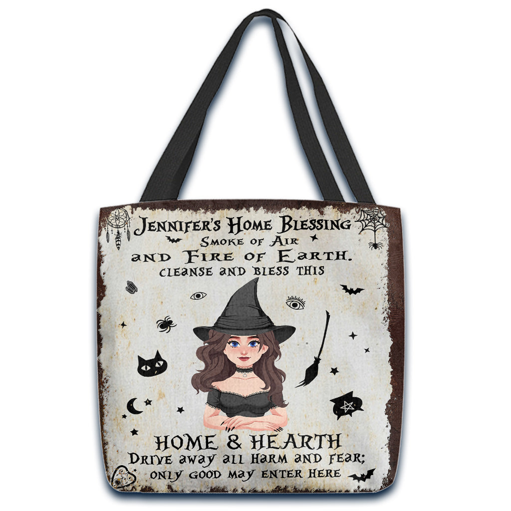 Home Blessing - Personalized Witch Tote Bag