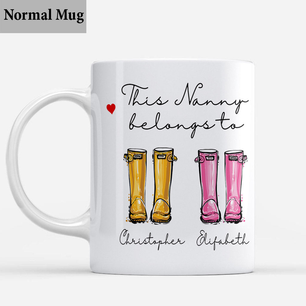 This Grandma/Nana/Mom Belong To - Personalized Grandma Mug