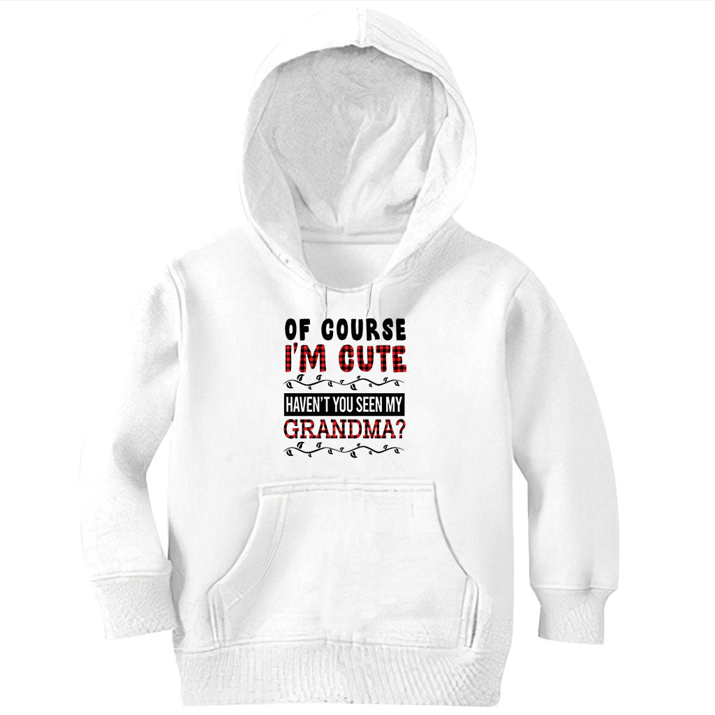 Of Course I'm Cute - Personalized Grandpa T-shirt And Hoodie