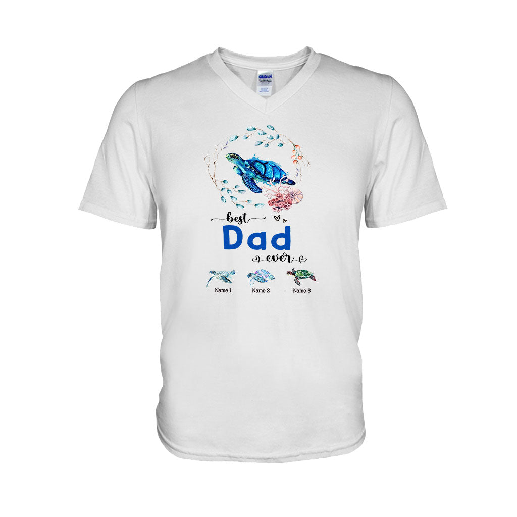 Best Nana Ever - Turtle gift for grandma, grandpa, mom, dad, uncle, aunt - Personalized T-shirt And Hoodie