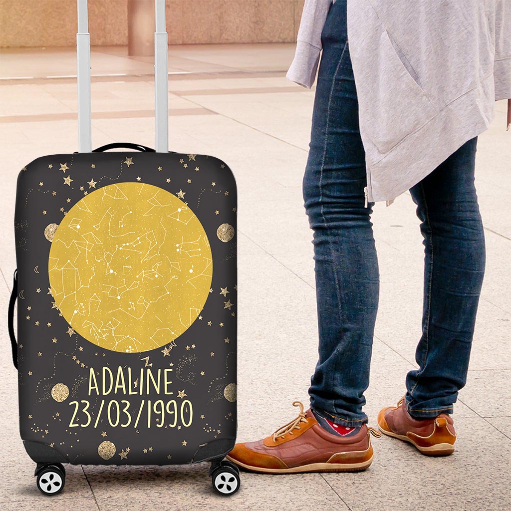 Zodiac Sign - Personalized Horoscope Luggage Cover