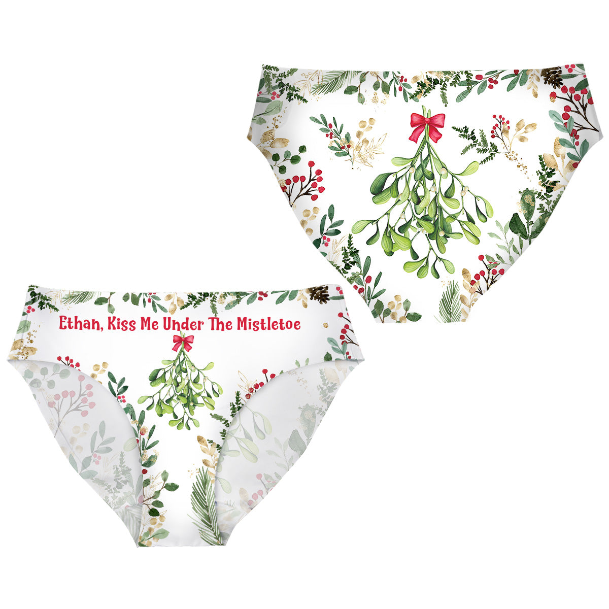 Funny Couple - Personalized Couple Women Briefs & Men Boxer Briefs