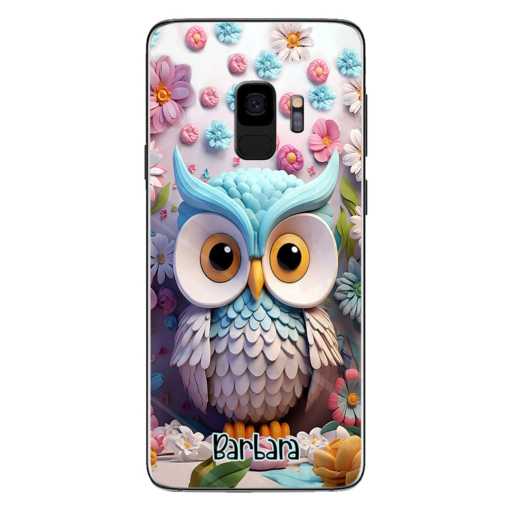 Cool Owl - Personalized Owl Phone Case