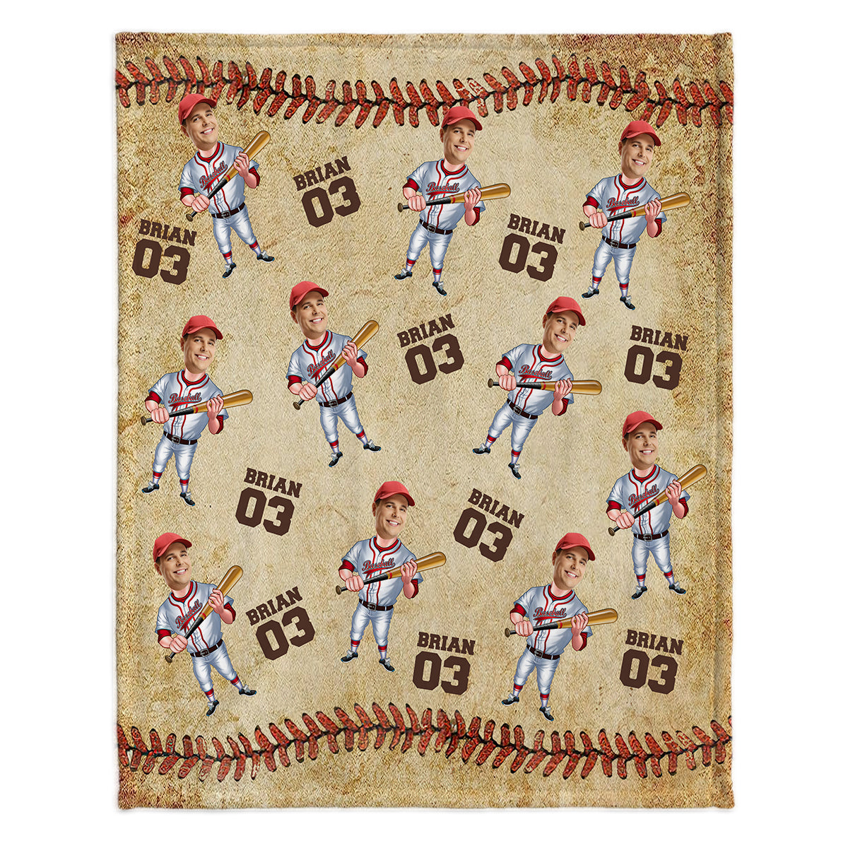 Ma couverture de baseball - Couverture de baseball personnalisée