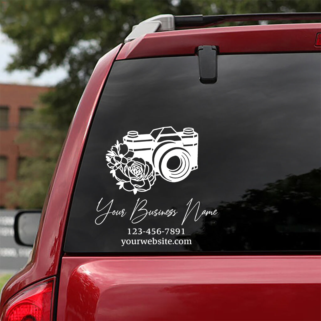 Photo Studio - Personalized Photography Decal Full
