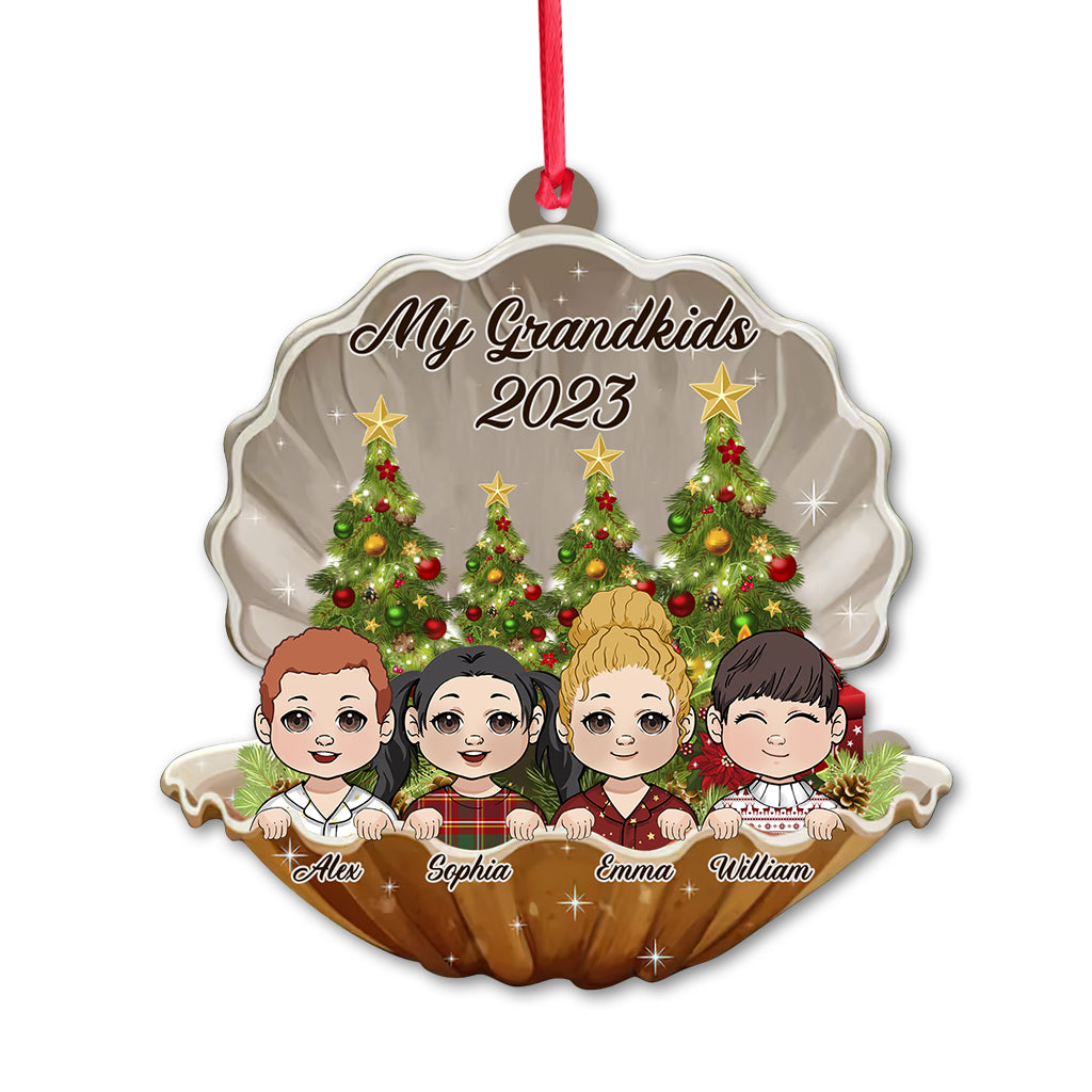 My Grandkids - Personalized Grandma Ornament