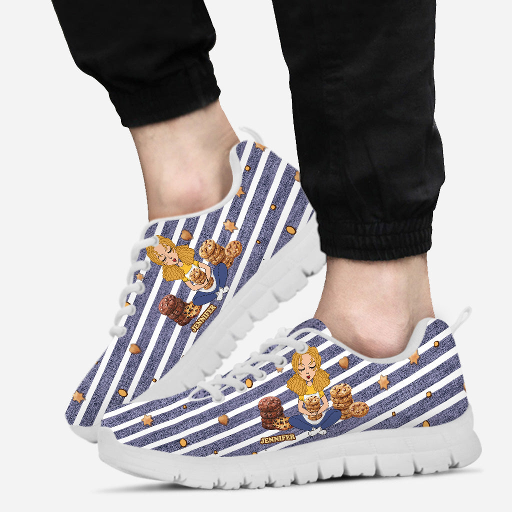 I Can't I Have Cookies To Bake - Personalized Baking Sneakers