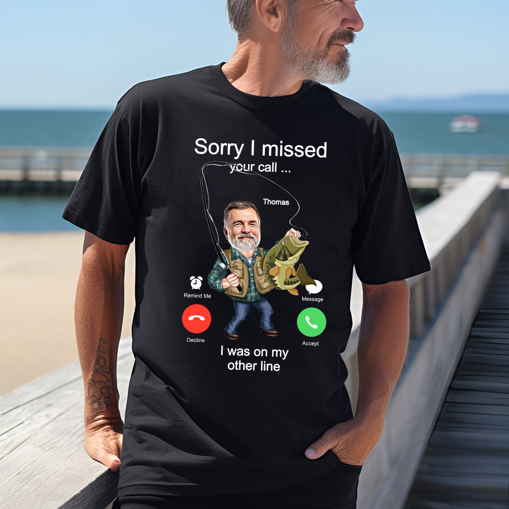 Photo Inserted Funny Fishing Keeping It Reel - Personalized Fishing T-shirt And Hoodie