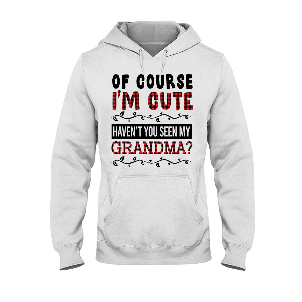 Of Course I'm Cute - Personalized Grandpa T-shirt And Hoodie