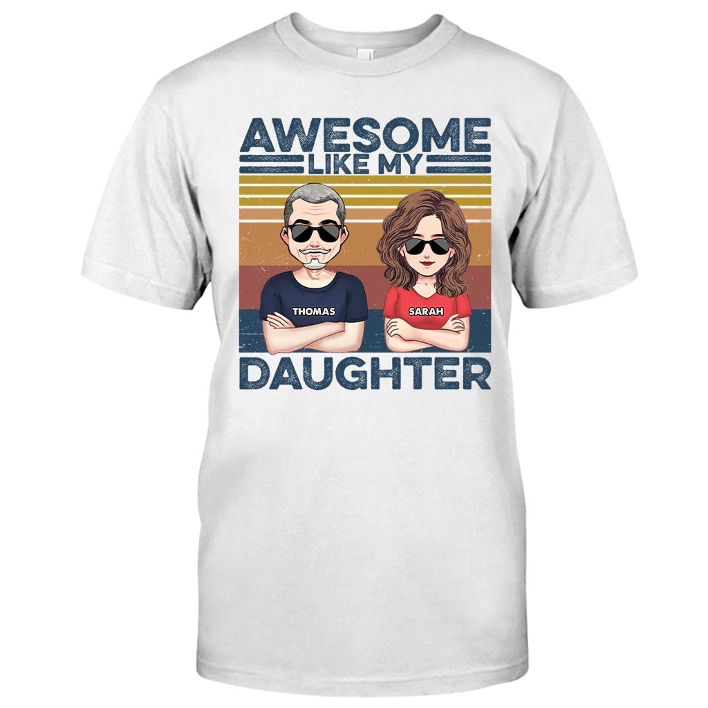 Like Father Like Son - Gift for dad, dad - Personalized T-shirt And Hoodie