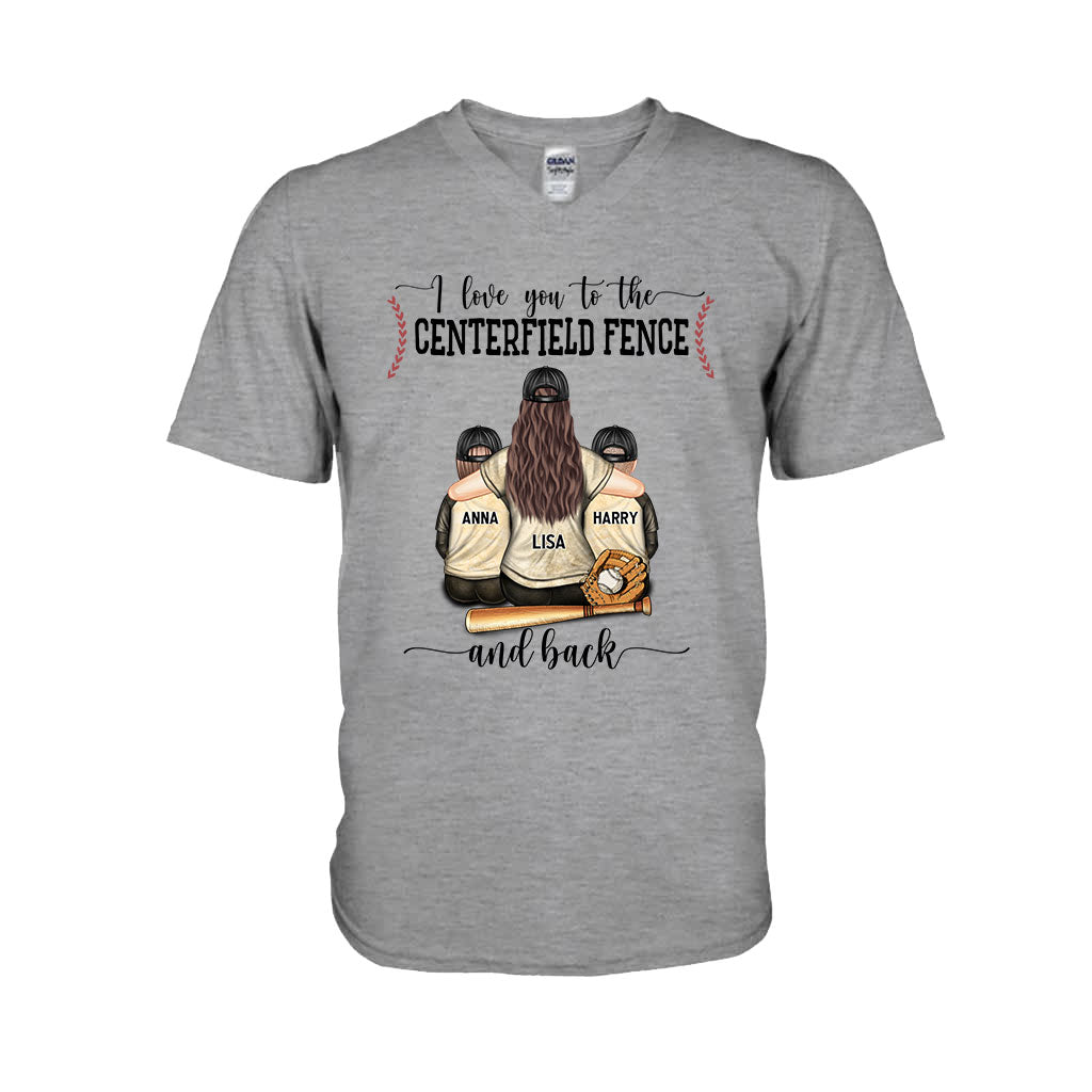 My Heart Is On That Field - Personalized Baseball T-shirt And Hoodie
