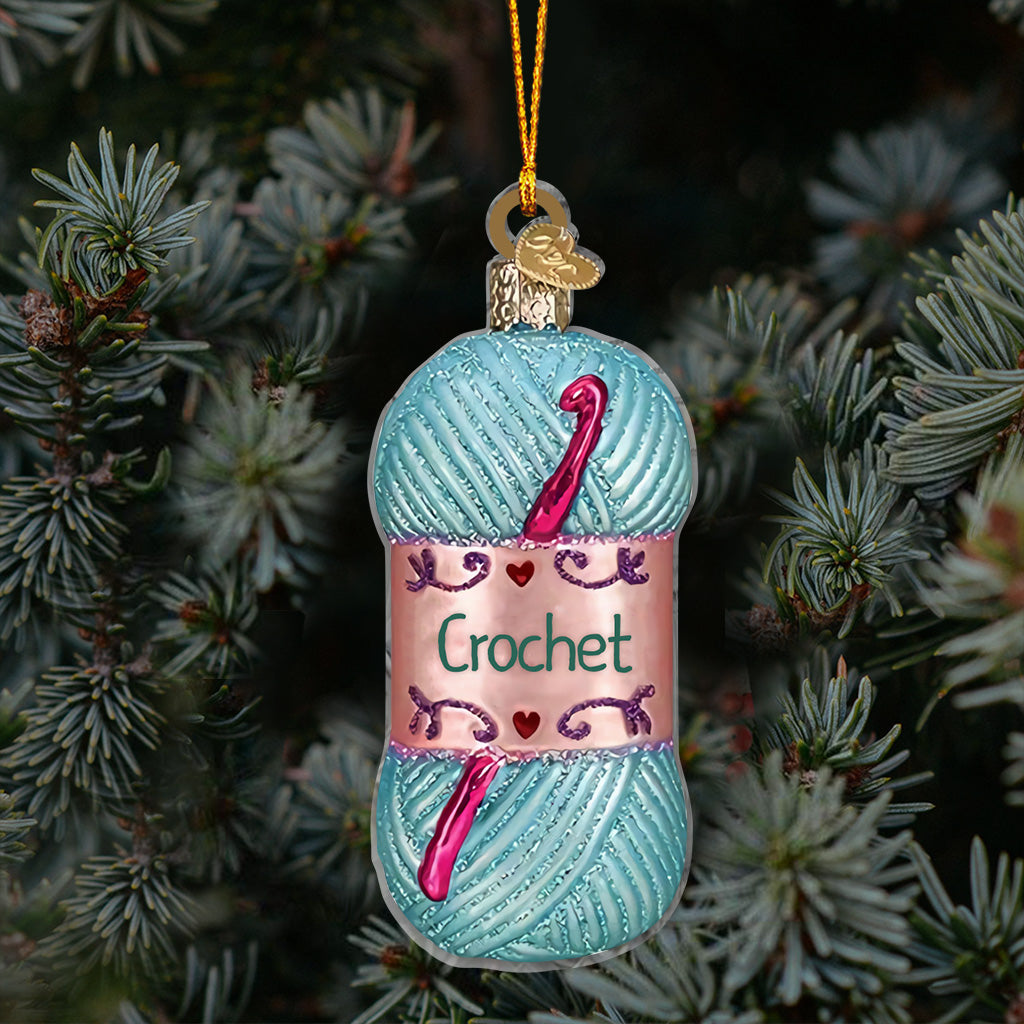 Love Crochet - Personalized Crocheting Ornament