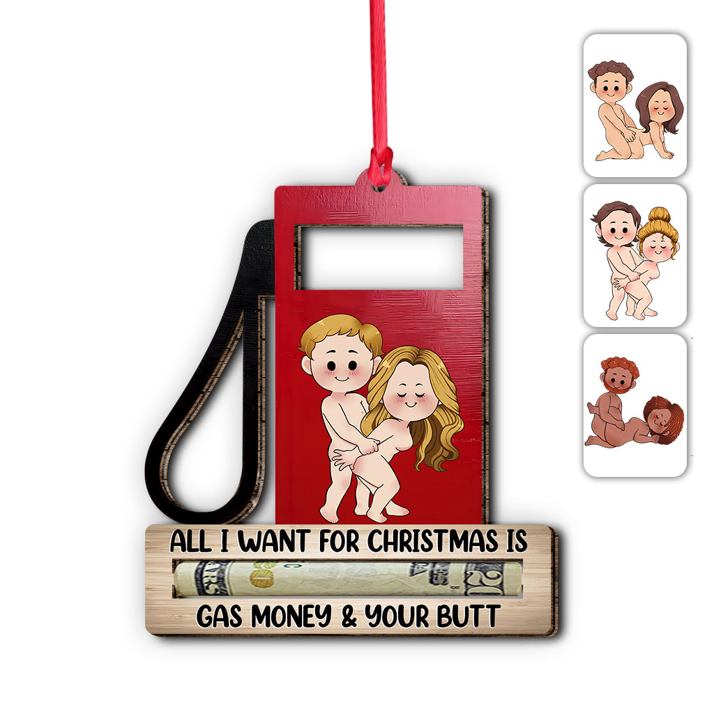 All I Want For Christmas - gift for husband, boyfriend, wife, girlfriend - Personalized Ornament