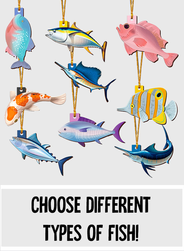 Types Of Fish - Personalized Fishing Ornament