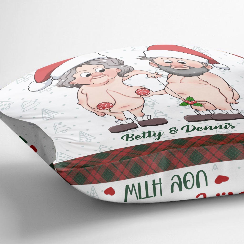 I’m Growing Old With You - gift for boyfriend, girlfriend - Personalized Throw Pillow