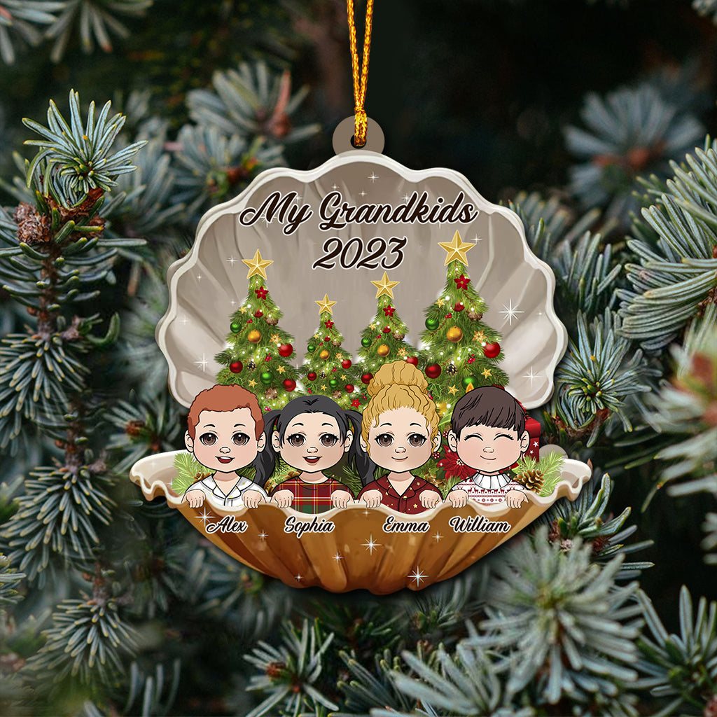 My Grandkids - Personalized Grandma Ornament
