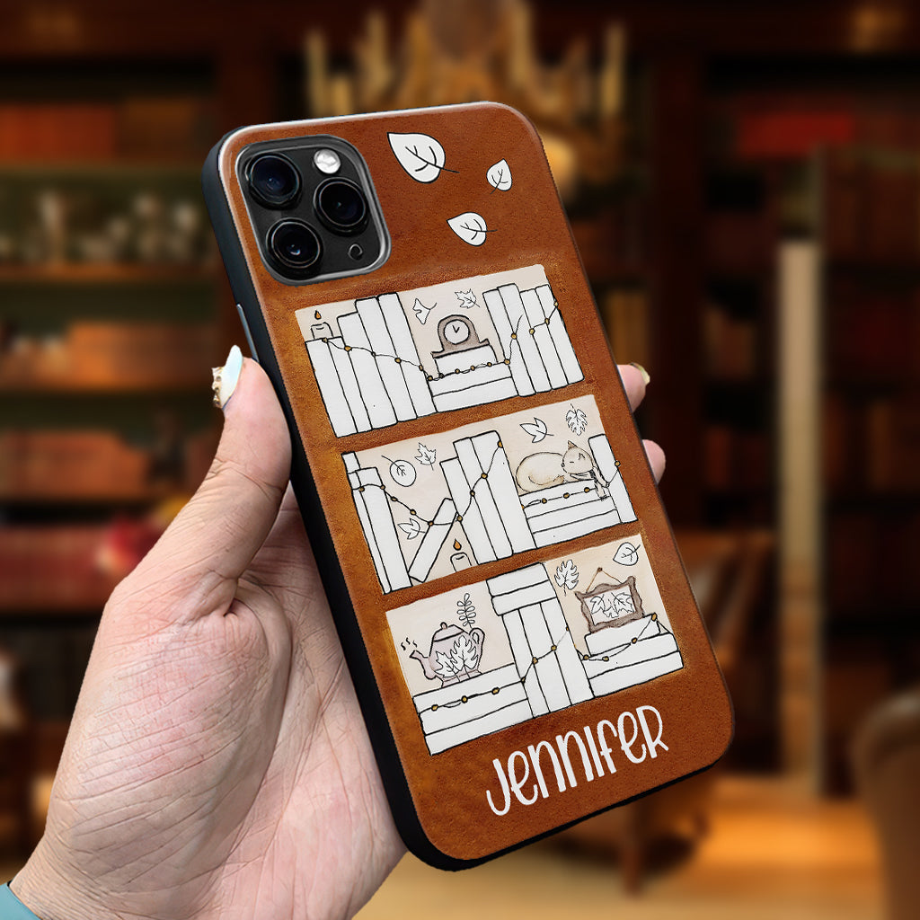 Four Seasons Reading Tracker - Personalized Book Phone Case