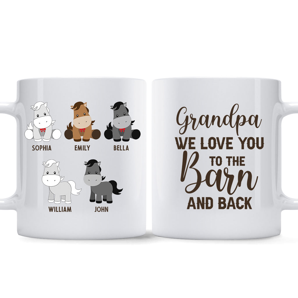 Daddy's Little Ponies - Horse gift for dad,grandpa, husband, him - Personalized Mug