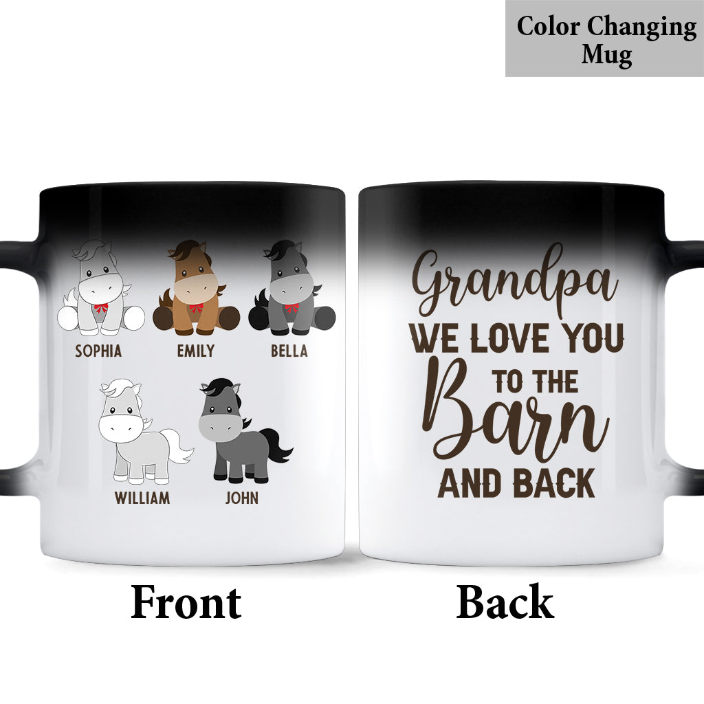 Daddy's Little Ponies - Horse gift for dad,grandpa, husband, him - Personalized Mug