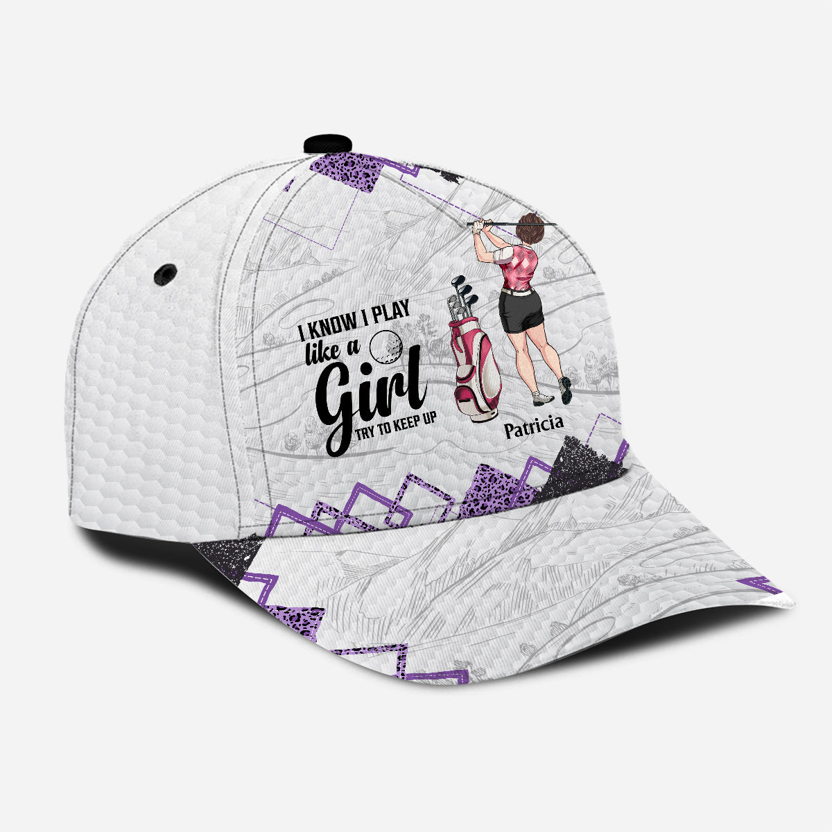 Golf Instruction - Golf gift for her, girlfriend, wife, daughter - Personalized Classic Cap