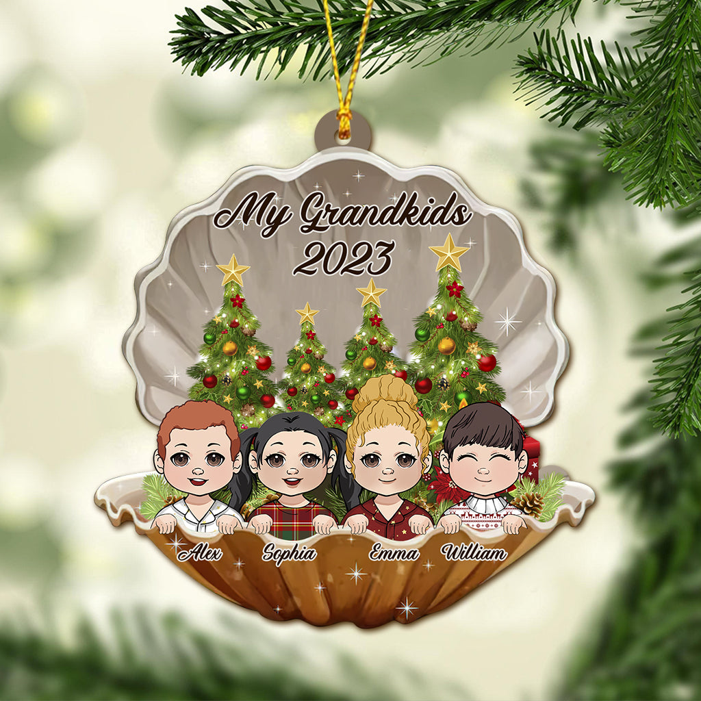 My Grandkids - Personalized Grandma Ornament
