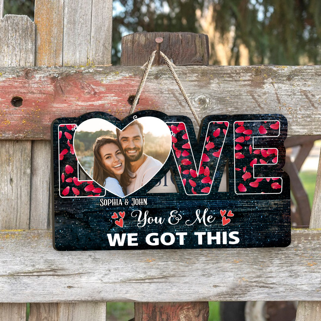 This Is Us - Couple gift for husband, wife, boyfriend, girlfriend - Personalized Wood Sign