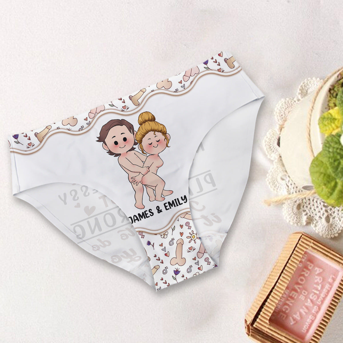 Partner In Crime - Personalized Couple Women Briefs