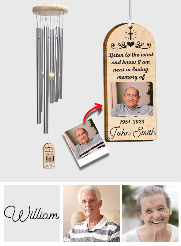 Listen To The Wind - Personalized Memorial Wind Chime