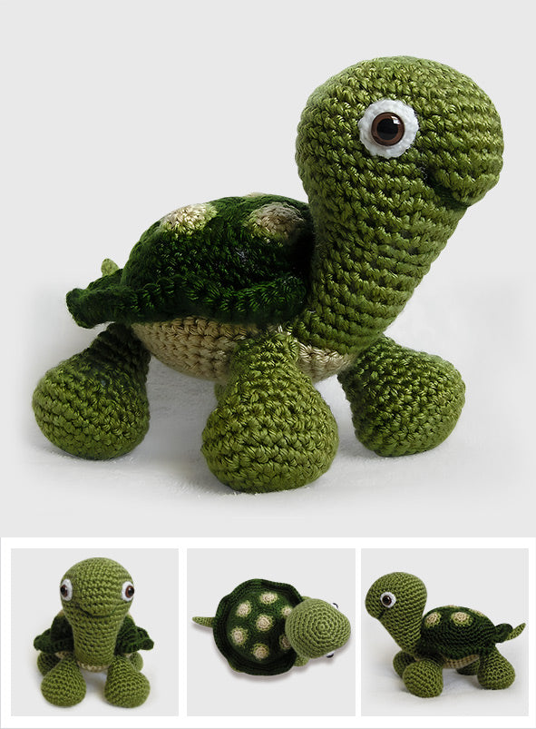 Baby Turtle - Turtle Hand Knitted Doll