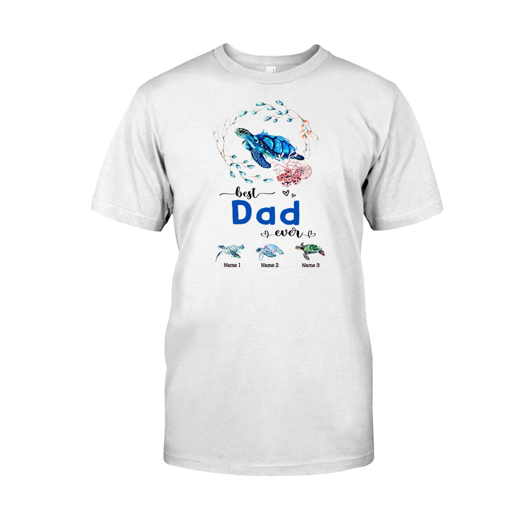 Best Nana Ever - Turtle gift for grandma, grandpa, mom, dad, uncle, aunt - Personalized T-shirt And Hoodie